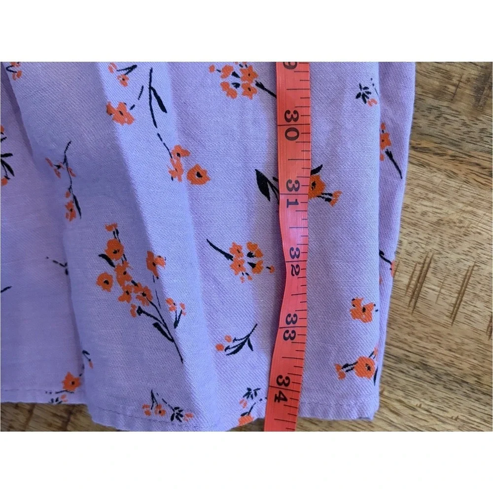 New Look Floral Smocked Mini Dress 6 Cottagecore‎ Prairie Puff Sleeves Milkmaid